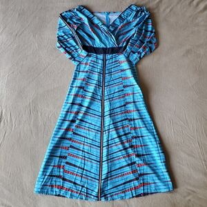 Teal Womens African Dress Large